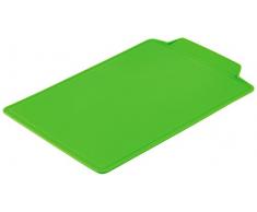 Kuhn Rikon Colori+ Schneidbrett, Schneidebrett, Tranchierbrett, Grün, 34 x 24 cm, 26906