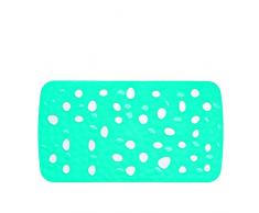 Kela 22150 Badewanneneinlage Nevada PVC, 63 x 36 cm, Türkis