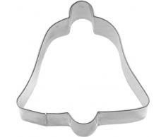 Westmark Ausstechformen Glocke, 6 cm, Edelstahl, Silber, 6,6 x 6,4 x 2,2 cm