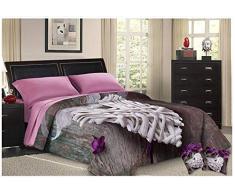 PETTI Artigiani Italiani Italienische Handwerkskunst. Doppelbett Trapunta 260x270 cm Shabby Lilla