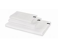 möve Piquée Gästetuch 40 x 70 cm aus 100% Baumwolle, snow