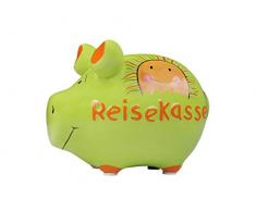 KCG Spardose Schwein Reisekasse Keramik Klein
