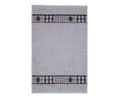 frottana Fjord Gästetuch 30 x 50 cm aus 100% Baumwolle, silver