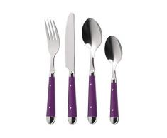Premier Housewares Brasserie Besteckset, 16-teilig violett