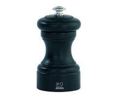 Peugeot 24208 Bistro Salzmühle Holz, 5 x 5 x 10 cm, matt schwarz