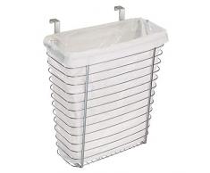 iDesign 56770EU Axis Aufbewahrungs-/Papier Korb zum Hängen über den Schrank, Chrom