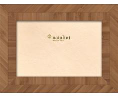 Natalini Altea Bamboo 10X15 Bilderrahmen mit Unterstützung für Tisch, Tulipwood, Bambus, 10 X 15 X 1,5