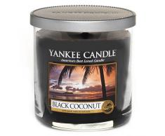 Yankee Candle „Black Coconut“ Stumpenkerze, schwarz, klein