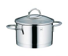 Kela 10958 Fleischtopf, 1,7 l Fassungsvermögen, 16 cm Durchmesser, 18/10 Edelstahl mit Glanzoptik, Induktionsgeeignet, Cailin