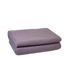 Soft-Fleece-Decke – Polarfleece-Decke mit Häkelstich – flauschige Kuscheldecke – 110x150 cm – 435 misty rose - von ’zoeppritz since 1828’