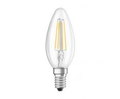 Osram LED Retrofit Classic B Lampe, Sockel: E14, Cool White, 4000 K, 4 W, Ersatz für 40-W-Glühbirne