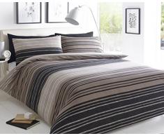 Sleep Down Bettwäsche-Set für Super-Kingsize-Betten, Baumwolle, Grau