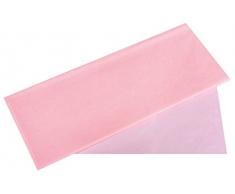 Rayher 67270258 Seidenpapier, rosé, 50x75cm, 5 Bogen, 17g/m², lichtecht, farbfest, leicht transparentes, dünnes Papier, Geschenkpapier, Papier zum Basteln