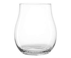 Leonardo Giardino Windlicht, Höhe 32 cm, Durchmesser 27,3 cm, handgefertigtes Klarglas, 010255