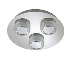 Briloner Leuchten Badezimmerlampe, LED Badlampe, Badleuchte, Badezimmerleuchte, Badleuchten Decke, Badlampe Decke, Badezimmerlampe Decke, Badleuchten Wand, Badlampe Spiegel, Badlampe Wand