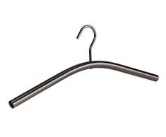 Wenko Kleiderbügel Ben vernickelt schwarz, Edelstahl, 33x33x28 cm