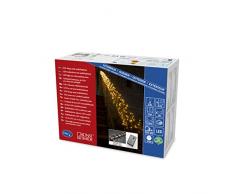 Konstsmide 3861-800 Micro LED Büschellichterkette 576 bernsteinfarbenen Dioden, schwarzes Kabel