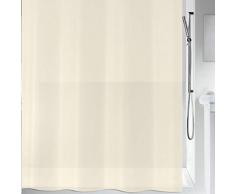 Spirella Anti-Schimmel Duschvorhang Bio Anti-Bakteriell, waschbar, wasserdicht PEVA 180x200cm Sand Beige