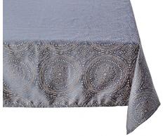 Lovely Casa kolam Tischdecke 140Â x 240Â 100% PE Polyester blau 140Â x 240Â cm