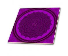 3dRose CT 193597 _ 1 Siebte Chakra Keramik Fliesen, 10,2 cm