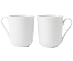 Lyngby 201230 Rhombe Tassen, Porzellan