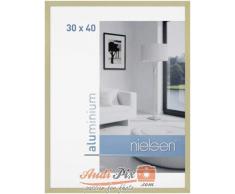 Nielsen Aluminium Bilderrahmen C2, 30x40 cm, Struktur Gold Matt