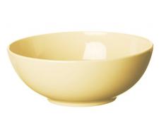 Excelsa Trendy Salatschüssel, Keramik, Creme, 23 x 23 x 9 cm