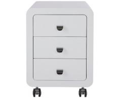 Kare 75020 White Club Rollcontainer 3-Schub