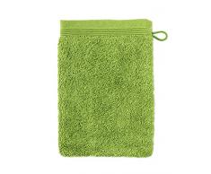möve Superwuschel Waschhandschuh 15 x 20 cm aus 100% Baumwolle, peridot