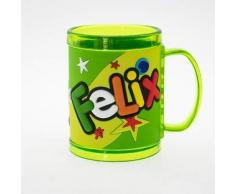 H&H 03873010024 Kinderbecher - Namensbecher, Kunststoff, Mehrfarbig