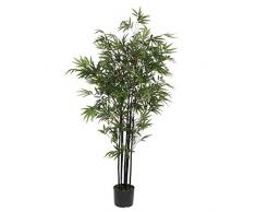 Mica decorations Bambus im Kunststofftopf Kunstpflanze, Polyester, grün, 95 x 95 x 150 cm