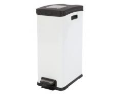 EKO Tretmülleimer, 30 Liter, weiß