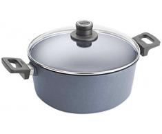 Woll 120DPIL Diamond Lite Gusstopf Induktion mit 2 Seitengriffen und Glasdeckel in Box, Durchmesser 20 cm, 11,5 cm hoch, 3 Liter