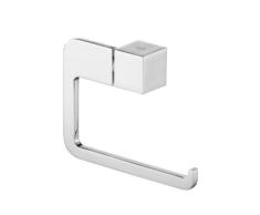 Bisk 02990 Futura Toilettenpapierhalter ohne Abdeckung, 13,5 x 3 x 9,5 cm, Silberfarben
