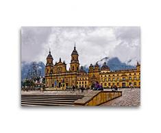 Calvendo Premium Textil-Leinwand 75 x 50 cm Quer-Format BogotÃ¡, Kolumbien | Wandbild, HD-Bild auf Keilrahmen, Fertigbild auf hochwertigem Vlies, Leinwanddruck von Matthias Gille