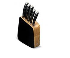 Gerlach G02-0981M-ZENB-05PU-S2S1-01 NK981 LOFT Messerblock mit 5 Messer, Holz