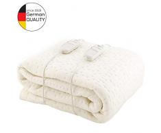 Unbekannt Monogram AllergyFree Beheizte Super King Size Dual Controller Matratzenauflage mit Allergie Schutz aus HHL Technologie