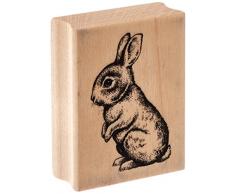 Unbekannt Inkadinkado Holzstempel Baby Bunny für Osterkarten und Scrapbooking, 5,7 cm B x 4,4 cm L