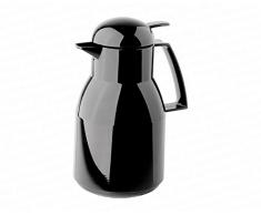 Helios Isolierkanne 1,0 Liter, schwarz, Kunststoff, 17 x 14.5 x 28.7 cm