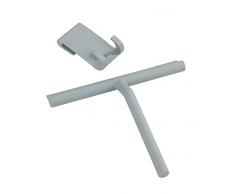 Wenko Badezimmerwischer Sola - Duschabzieher, 21 x 24,5 x 4 cm, grau