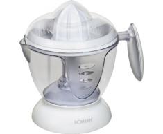 Bomann Zitruspresse ZP 1092 CB, 2 Presskegel, 1,2 Liter Fassungsvermögen, automatische Start-/Stoppfunktion, 40 Watt, Kunststoff, weiß
