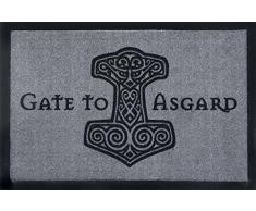 Rockbites Design 1012510310 Fußmatte, Polyamid, Schwarz, 40 x 60 cm