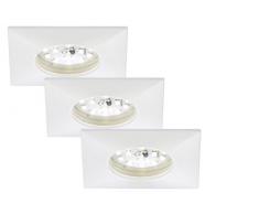 Briloner Leuchten 7205-036 LED Einbauleuchte, Einbaustrahler, LED Strahler, Spots, Deckenstrahler, Deckenspot, Lampen Wohnzimmer, led einbaustrahler 230v, Deckeneinbauleuchten, 5 Watt, 400 Lumen, Badezimmer / Bad geeignet IP44,