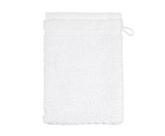 frottana Pearl Waschhandschuh 15 x 20 cm aus 100% Baumwolle, snow