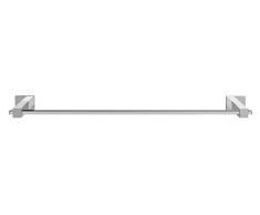 WENKO 23518100 Express-Loc Badetuchstange Uno Formia - Handtuchstange, Befestigen ohne bohren, 66 x 5.5 x 7 cm, Glänzend