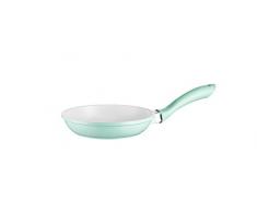 Mäser, Serie Kitchen Time, Bratpfanne 20 cm, antihaftbeschichtet, Pfanne mit weißer ILAG-Ceramic-Beschichtung, in der Farbe Grün