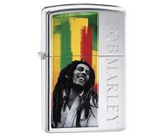 Zippo 250 BOB Marley Feuerzeug, Messing, Silber, One Size