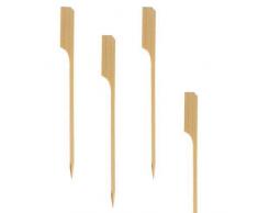 Papstar Grill-Spieße / Fingerfood-Spieße Golf (250 Stück), 21 cm lang, sehr dekorativ, Naturholzspieße aus Bambus, gut zum Greifen, für Partys/Grillfeste/Deko, in Pappbox #84408