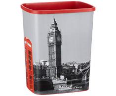 KETER Flip Bin Papierkorb, 25 Liter, London, 25 x 32 x 39 cm