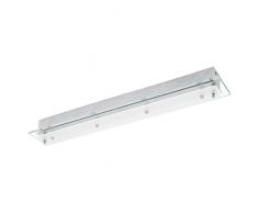EGLO Deckenleuchte, Metall, Integriert, Transparent